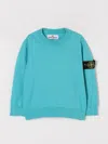 Stone Island Sweater  Junior Kids Color Turquoise