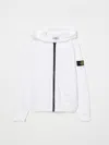 Stone Island Felpa Cotone Bianco In White