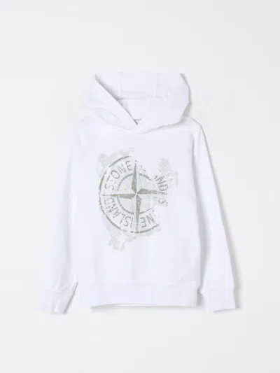 Stone Island Sweater  Junior Kids Color White
