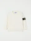 Stone Island Kids' Pullover  Junior Kinder Farbe Weiss In Neutral