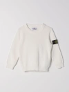 Stone Island Junior Sweater  Kids Color White