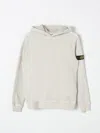 Stone Island Junior Sweater  Kids Color White In Weiss
