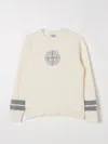 Stone Island Sweater  Junior Kids Color White In Weiss