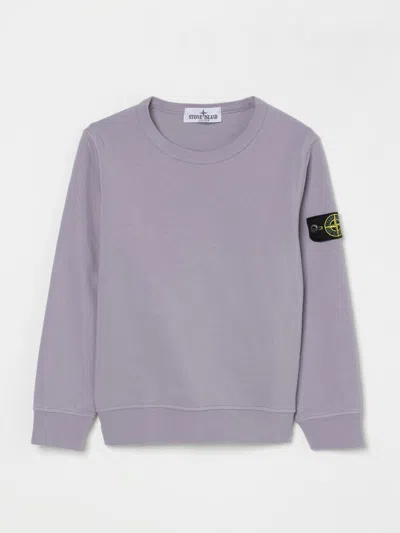 Stone Island Sweater  Junior Kids Color Wisteria