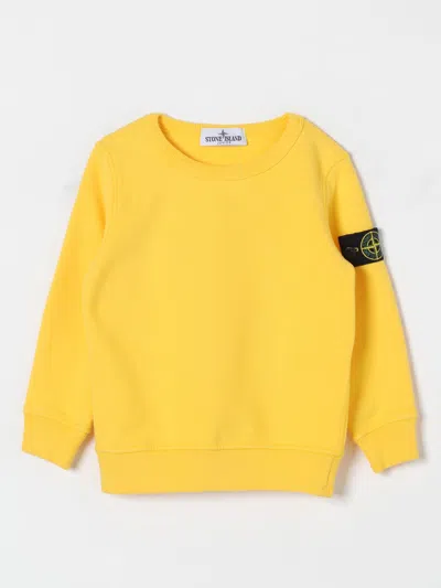 Stone Island Sweater  Junior Kids Color Yellow In 黄色