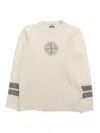Stone Island Compass-motif Sweater In White