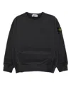 Stone Island Sweatshirt In Black