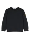 Stone Island Cotton Sweatshirt In Blue