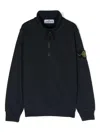 Stone Island Kids' Compass-badge Cotton Sweatshirt In Blue