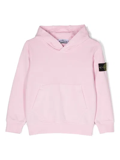 Stone Island Kids' Junior Sweatshirt In Pink