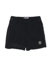 Stone Island Junior Compass-motif Swim Shorts In Blue