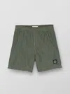 Stone Island Compass-motif Swim Shorts In Green