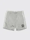Stone Island Compass-motif Swim Shorts In Grey