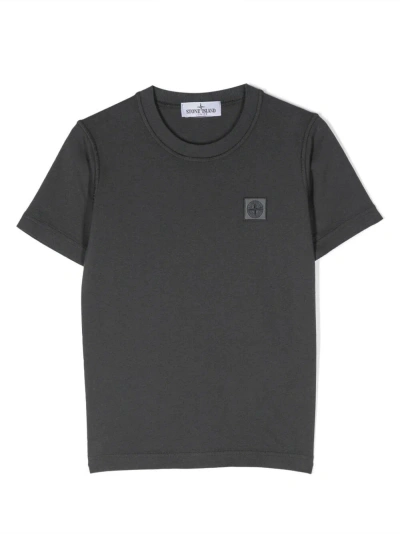 Stone Island Junior T In Gray