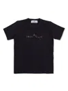 Stone Island Junior T-shirt In Schwarz