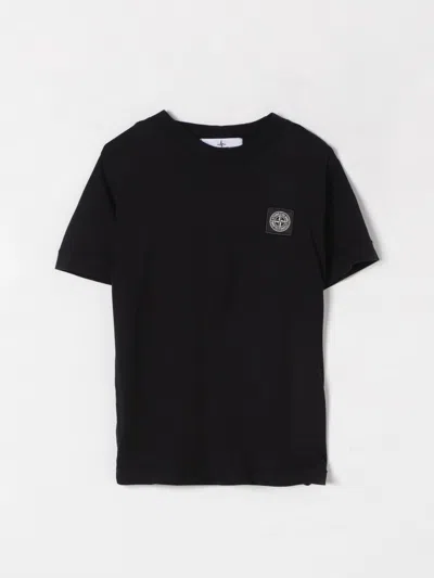 Stone Island T-shirt  Junior Kids Color Black