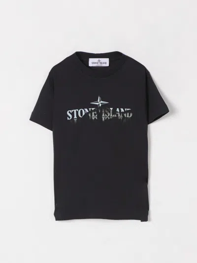 Stone Island T-shirt  Junior Kids Color Black