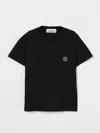 Stone Island T-shirt  Junior Kids Color Black In Black