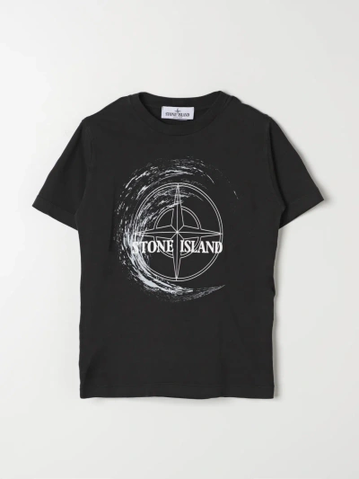 Stone Island Junior T-shirt  Kids Color Black