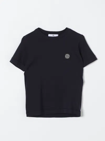 Stone Island T-shirt  Junior Kids Color Black In Black