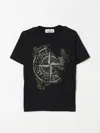 Stone Island Printed T-shirt In Schwarz