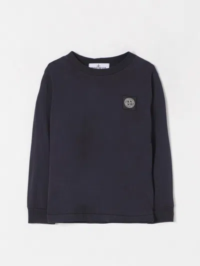 Stone Island T-shirt  Junior Kids Color Blue
