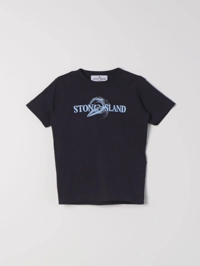 Stone Island Junior T-shirt  Kids Color Blue