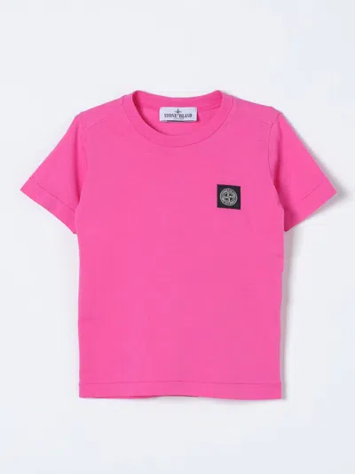 Stone Island Junior T-shirt  Kids Color Fuchsia