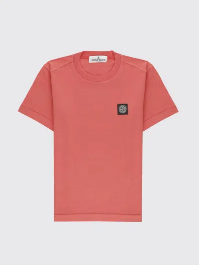 Stone Island T-shirt  Junior Kids Color Geranium