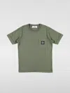 Stone Island T-shirt  Junior Kids Color Green
