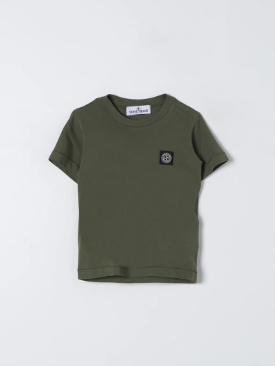 Stone Island T-shirt  Junior Kids Color Military In Military