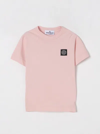 Stone Island T-shirt  Junior Kids Color Pink