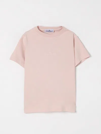 Stone Island T-shirt  Junior Kids Color Pink