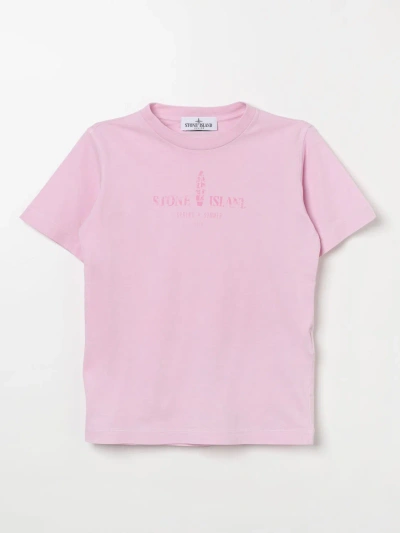 Stone Island Junior T-shirt  Kids Color Pink