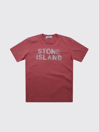 Stone Island T-shirt  Junior Kids Color Red