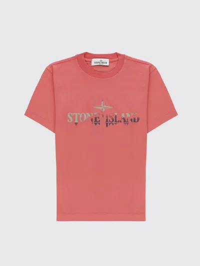 Stone Island T-shirt  Junior Kids Color Red