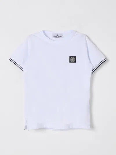 Stone Island Junior Kids' T-shirt In White