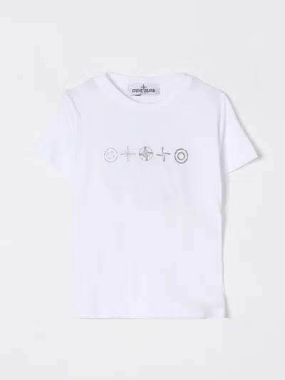 Stone Island T-shirt  Junior Kids Color White