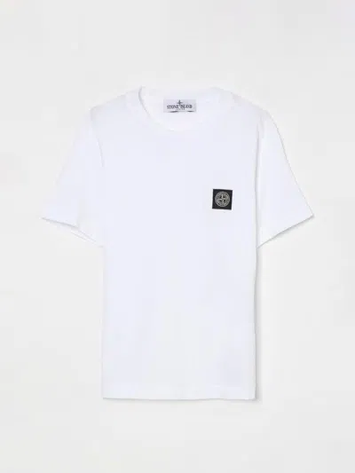 Stone Island T-shirt  Junior Kids Color White