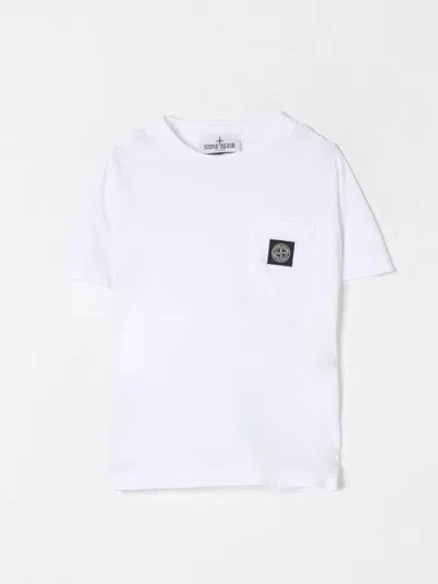Stone Island T-shirt  Junior Kids Color White