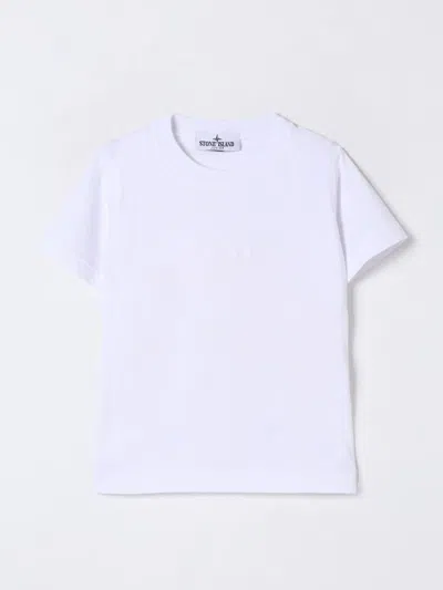Stone Island T-shirt  Junior Kids Color White
