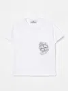 Stone Island T-shirt  Junior Kids Color White