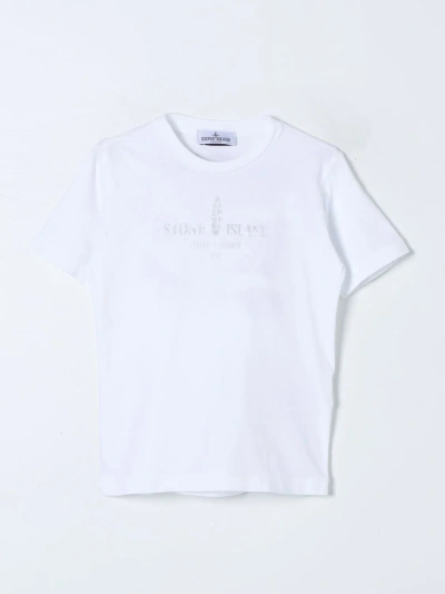 Stone Island T-shirt  Junior Kids Color White