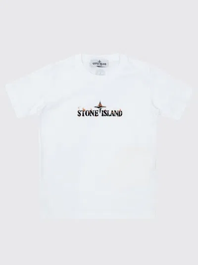 Stone Island T-shirt  Junior Kids Color White