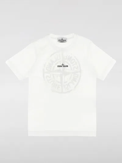 Stone Island T-shirt  Junior Kids Color White