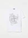 Stone Island Junior Kids' T-shirt  Kinder Farbe Weiss