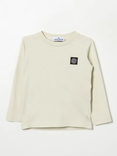 Stone Island Junior T-shirt  Kids Color Yellow Cream