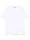Stone Island Logo-embroidered T-shirt In White