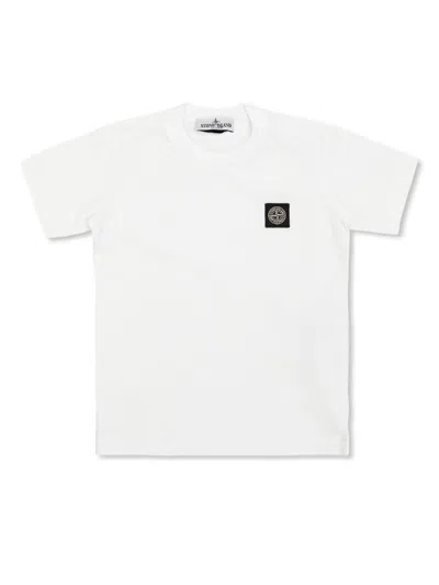 Stone Island Junior Kids' T-shirt In White