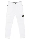 Stone Island Tapered Trousers In White